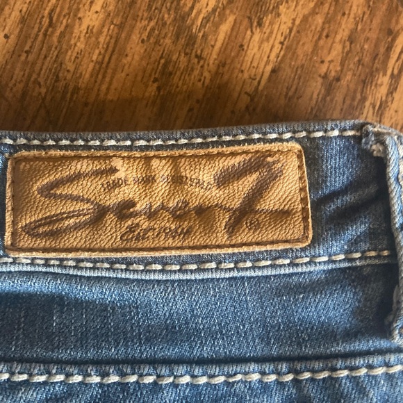 Seven7 Light Blue Slim Boot Cut Jeans for Women - Picture 8 of 8